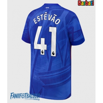 Chelsea Estevao Willian #41 Tricou Fotbal Replică 2025-26 Barbati Acasa